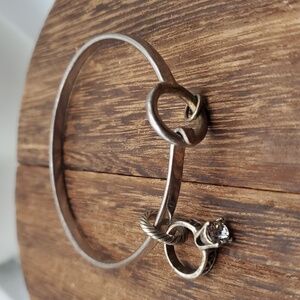 B2322 solid sterling silver heirloom bracelet antique